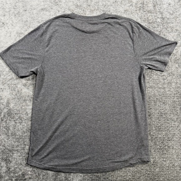 Municipal Shirt Mens L Sport Utility Gear Short Sleeve Gym Athletic Workout Gray - Picture 2 of 7